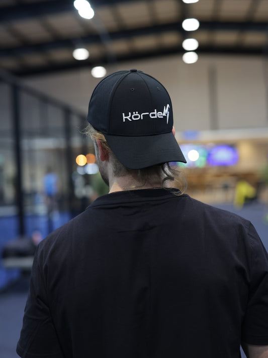 Sports Black Cap – Breathable Performance Training Hat