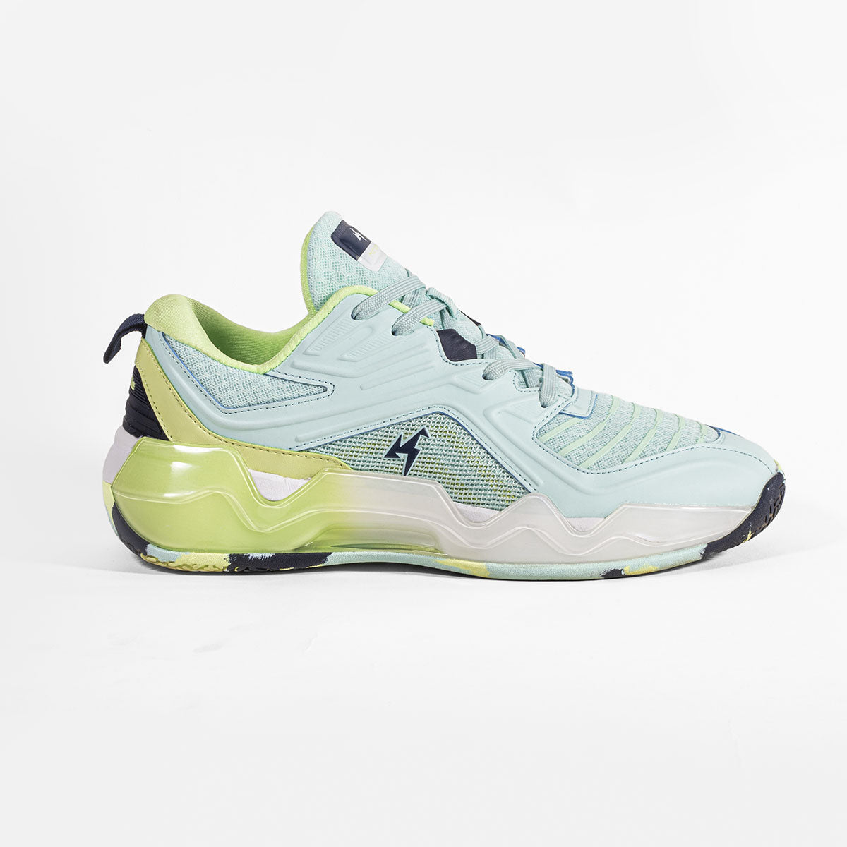 Reverse Padel Shoes – Green & Light Blue