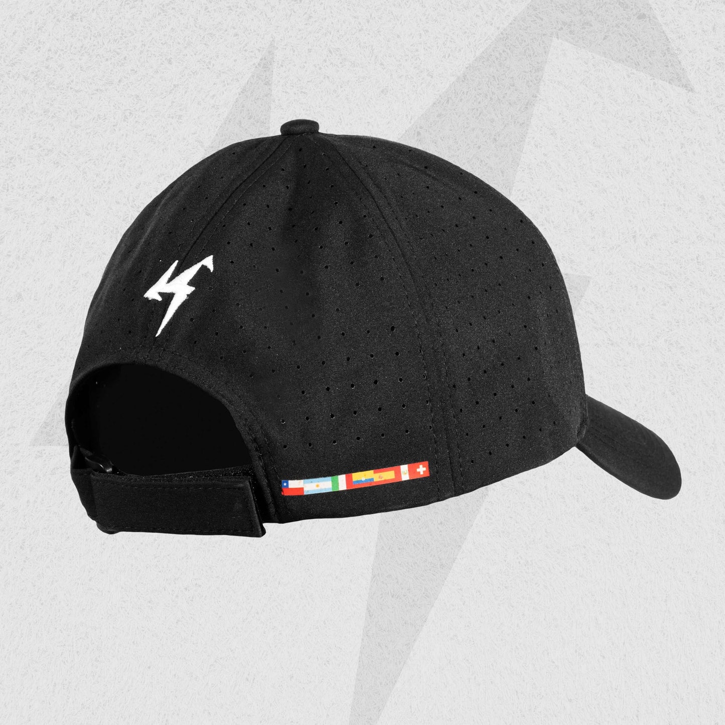 Sports Black Cap – Breathable Performance Training Hat