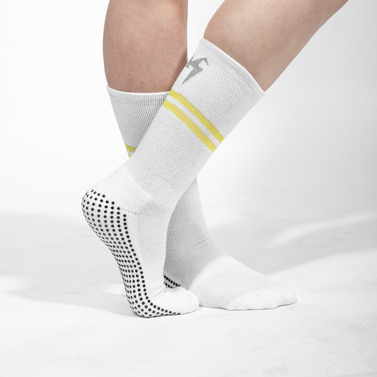 Sprint White Sports Socks