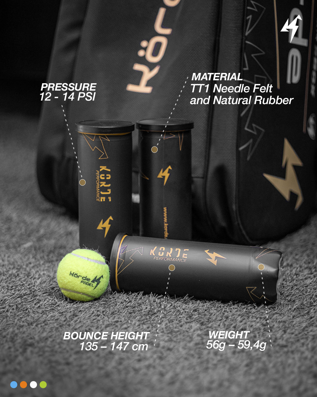 Korde Premium Speed Balls